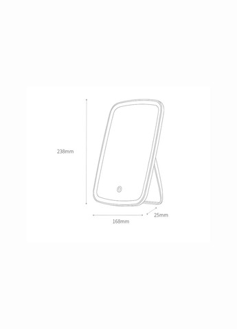Дзеркало з підсвічуванням Jordan&Judy NV505 2400mAh Jordan & Judy (329720491)
