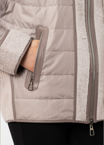 Сіро-бежева куртка (к837) MissLynx