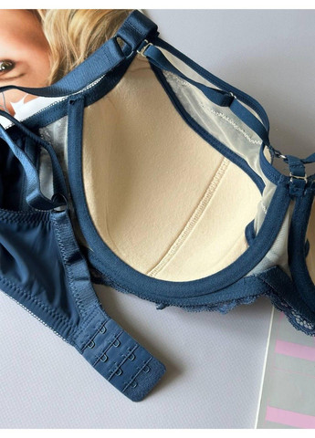 Синій бюстгальтер з портупеєю синій Lanny Mode