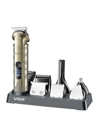 Набор VGR V-110 8в1 Professional для ухода за волосами, бородой, триммер для носа HelferHoff (367074134)