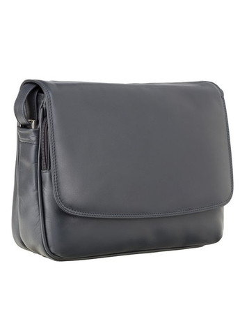 Темно-синя жіноча шкіряна сумка 3190 NV Claudia Visconti (303830956)