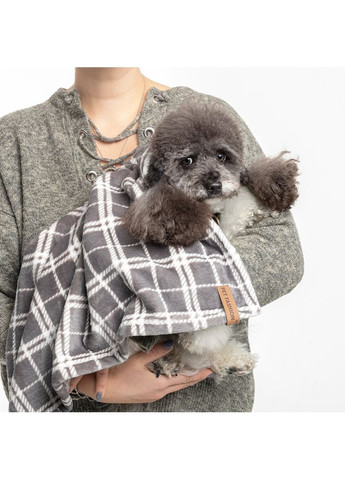 Плед Bliss 2 для собак і котів плюш картатий 70,5х94 см Pet Fashion (372504093)