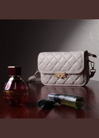 Сумка жіноча через плече з оригінальною клямкою шкіряна 22672 Біла Vintage (302009344)