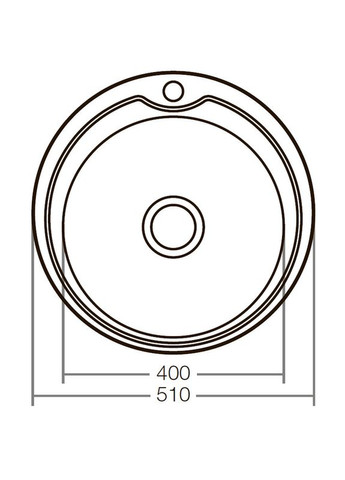 Кухонна мийка Z510-08-180D decor ZX1587 Zerix (370285820)