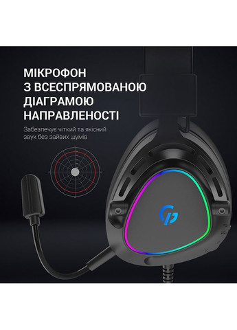 Гарнитура HS783 RGB Black GAMEPRO (306553682)
