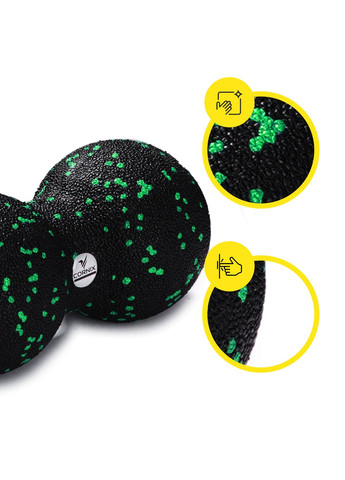 Масажний м'яч подвійний EPP DuoBall 8 x 16 см Cornix XR-0123 (275654156)