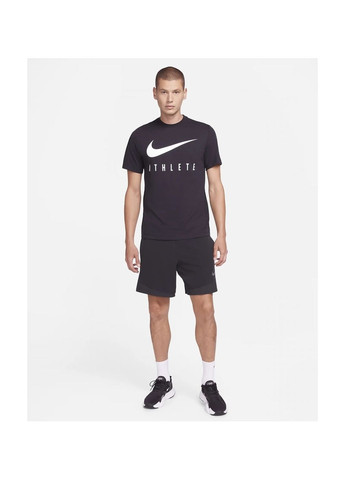 Черная футболка мужская dry tee db athlete black Nike