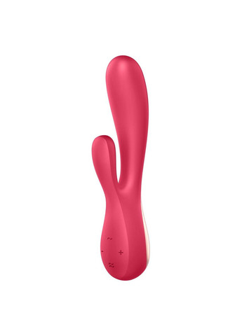 Смарт вібратор-кролик Satisfyer Mono Flex Red, 2 мотори, керування через інтернет No Brand (366879585)