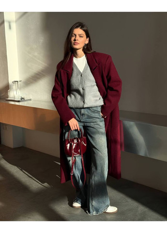 Бордове Пальто No Brand