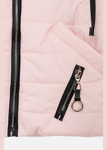 Розовая демисезонная куртка для девочки цвет розовый цб-00242575 J.H KIDS FASHION