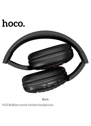 Наушники Bluetooth Brilliant Sound W23 черные Hoco (280877690)