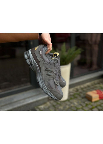 КРОССОВКИ ЖЕНСКИЕ NEW BALANCE 2002R BLACK НЬЮ БЕЛАНС 2002 No Brand чёрные демисезоны (369389324)