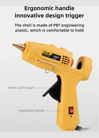 Електричний термоплавкий клейовий пістолет DELI 20W DL5044 No Brand (388533772)