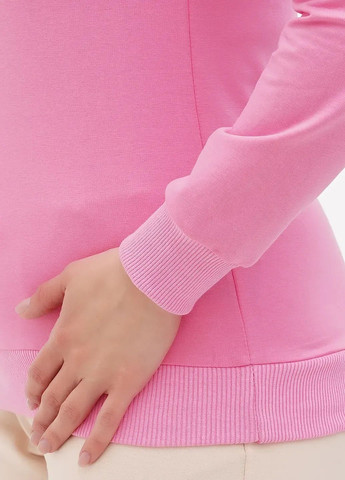 Рожевий світшот жіночий тонкий, демісезонний HiBrand однотонний (371014175)