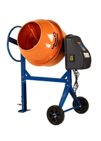 Бетономешалка BTM-160 (160 л, 220 В, 0.9 кВт) миксер для бетона (24446) BLUETOOLS (315498408)