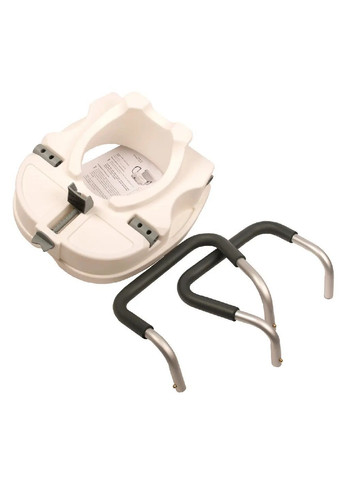 Сидіння насадка на унітаз зі знімними поручнями максимальним навантаженням до 150 кг (482203-Prob) Unbranded (371872406)