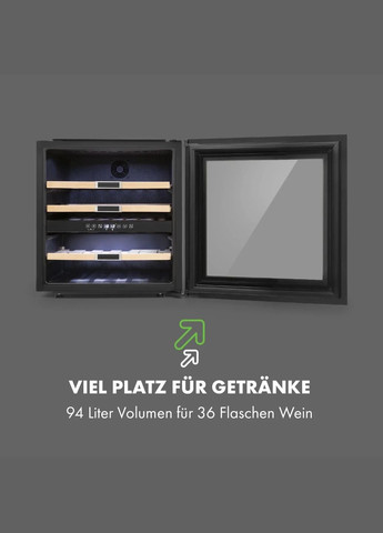 Винный холодильник под застройку Vinsider 36 85 л 2 зоны (10033682) Klarstein