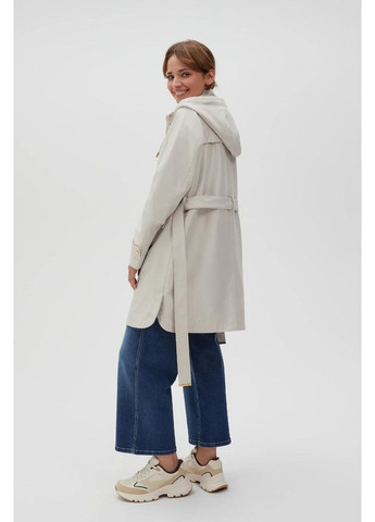 Бежевая демисезонная куртка Moodo