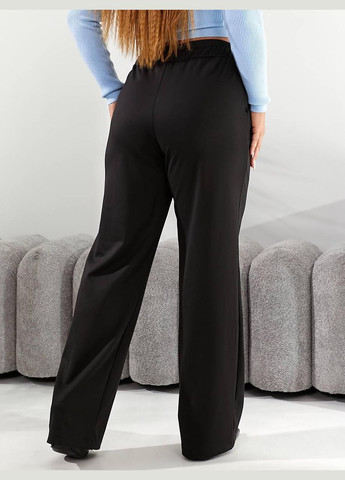 Штани жіночі батальн палаццоі на флісі SF-293-Чорний 50 Sofia (307065091)