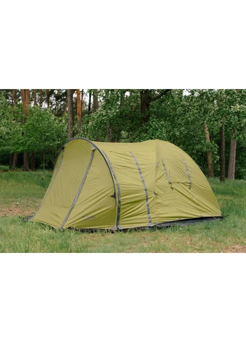 Палатка Tramp Anaconda 4 (V3) 4-местная 2-х комнатная Дюрапол 13,5 кг Оливковый No Brand (401272305)