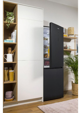 Холодильник NRK619EABXL4 с нижн. мороз. камерой, 185х60х60см, 2 дв., Х-204л, М-96л, A+, NoFrost Plus, Fresh zone, Gorenje