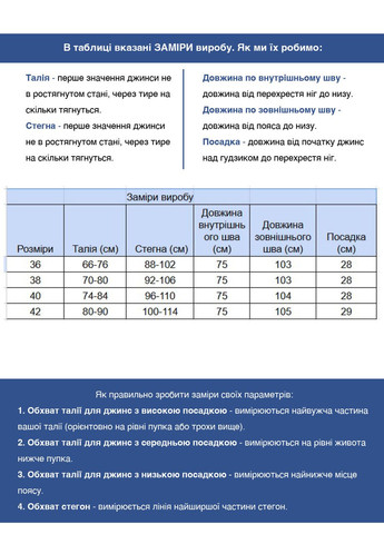 Джинси жіночі сині тонкі прямі пояс на резинці Палаццо Adorati - (322999519)