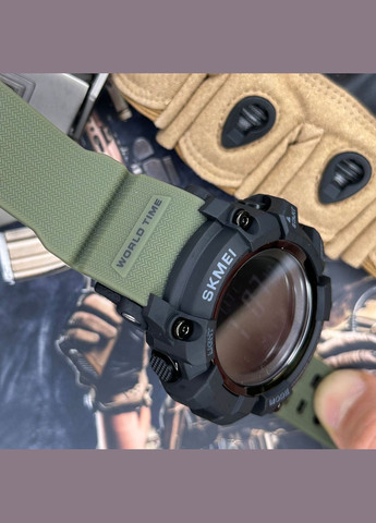 1356AG Army Green + Compass электронный спортивный, армейский Skmei (324089282)