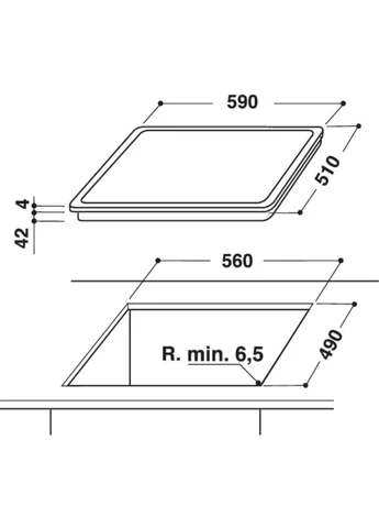 Варочна поверхня AKT8900BA WHIRLPOOL (391608016)