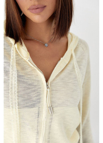 В'язаний кардиган з капюшоном No Brand (352707843)