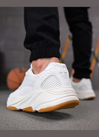 Белые демисезонные стильные мужские кроссовки летние белые Freedom