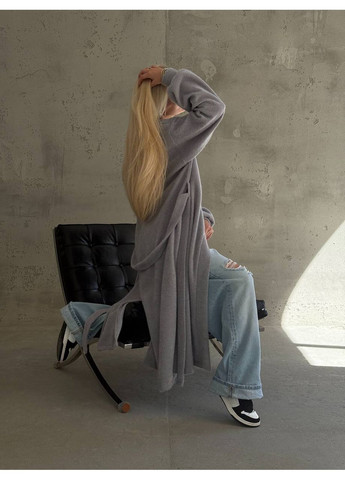 Серый демисезонный кардиган Vakko