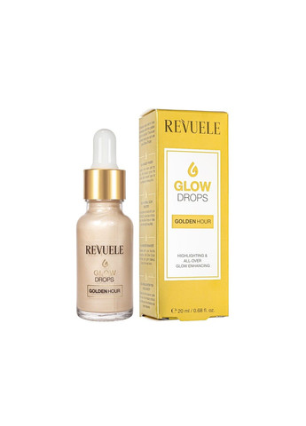 Краплі для сяйва обличчя Золотий час 20 мл REVUELE (298055891)