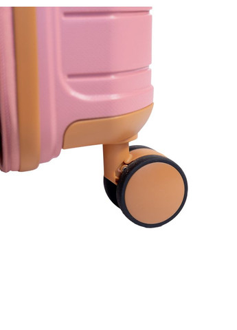 Чемодан малый под ручную кладь 49403 полипропилен Розовое золото Snowball (298284834)