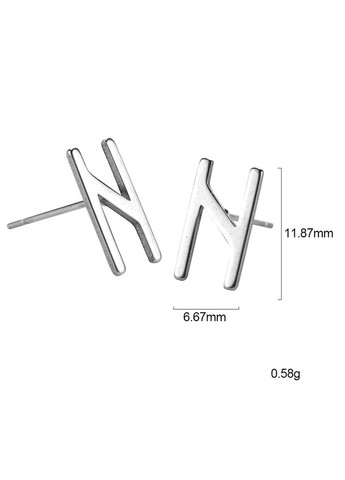 Серьга-гвоздик Руна из нержавеющей стали в скандинавском стиле [ESS2019062139] Viking (338624631)