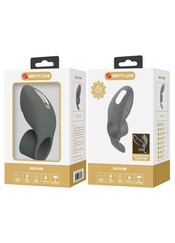 Эрекционное кольцо - Pretty Love Master Ring Cock Ring Black LyBaile (322184093)