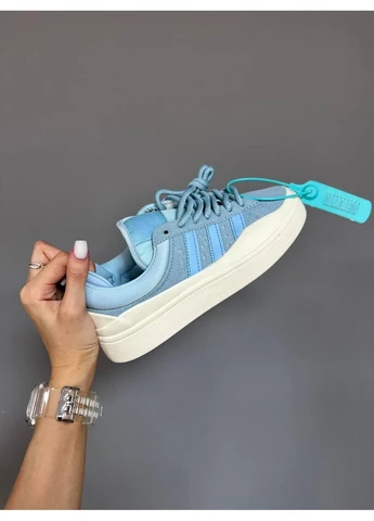 КРОСІВКИ ЖІНОЧІ ADIDAS CAMPUS X BUNNY BLUE АДІДАС КАМПУС СИНІ No Brand сині демісезони (392007934)