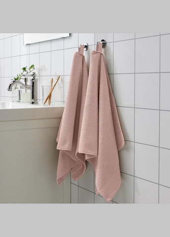 IKEA рушник для рук ікеа vinarn 50х100 см (70521233) світло-рожевий виробництво -