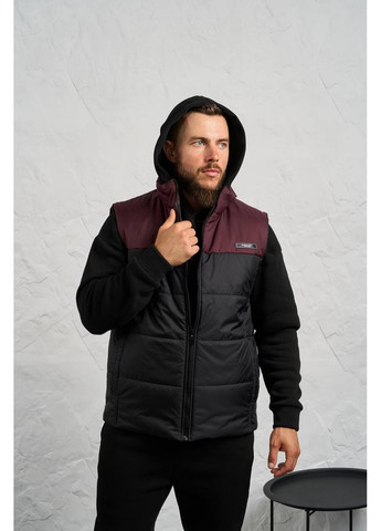 Черный зимний костюм мужской тройка Garna