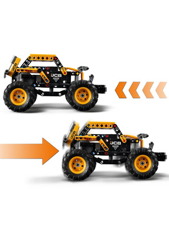 Лего технік з інерційним двигуном Джип Монстер трак Technic DIGatron Monster Jam 42199 Lego (372125316)