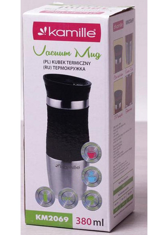 Термокухоль Machiato з нержавіючої сталі 380 мл Kamille (289363291)