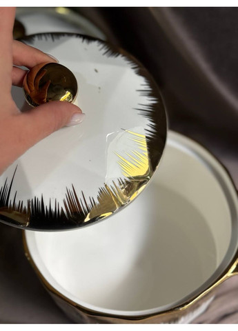 Набір супниць ML-T26-3 порцелянових 3 шт 1,5/2/3 л Білий з золотим Yiwu (366081683)