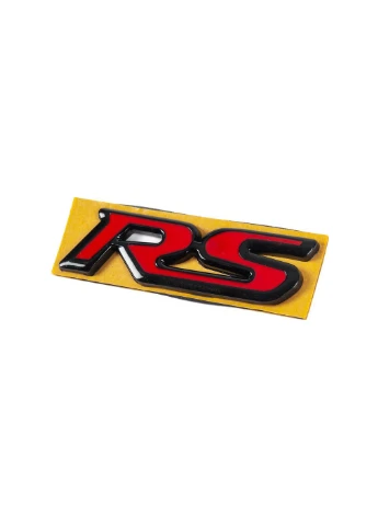 Напис RS червоно-чорний (95мм на 25мм) для Honda Davs Auto (392729071)