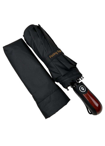 Чоловіча парасолька-автомат на 10 спиць із прямою ручкою Feeling Rain (289977308)