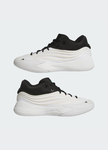 Белые летние кроссовки dame x adidas