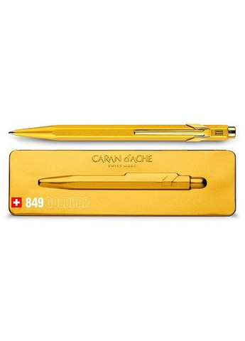 Кулькова ручка 849 Goldbar Metallic золотистий 849.999 Caran d'Ache (317750151)