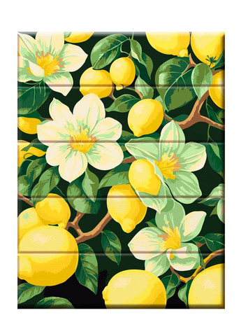 Картина по номерам на дереве Лимоны 30*40 см ArtStory (290187372)