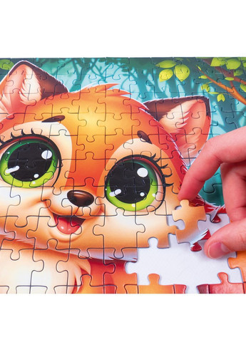 Пазли De.tail. Лисеня 260 деталей DT200-12 - творчий набір для дітей Vladi toys (366861732)