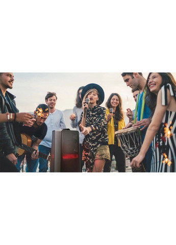 Акустическая система MX-T70/RU MX-T70 1500Вт, 2.0, BT, USB, 3.5 Mini Jack, IPX5, Party Lights+, SBC, AAC, aptX, черный Samsung (361965399)