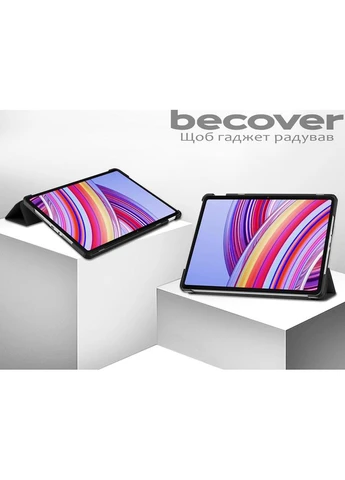 Чохол-книжка Smart Case для Xiaomi Poco Pad 12.1" Light Blue BeCover (372466299)