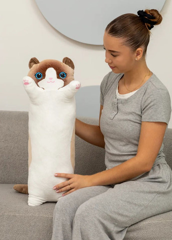 М'яка іграшка котик батон 70 см подушка обіймашка My Kigu (371274516)